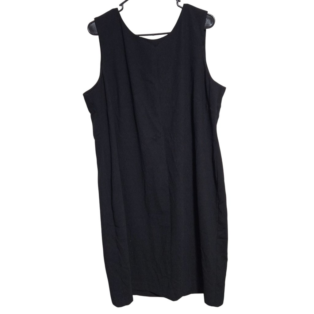 Studio I Black Sleeveless Dress Plus Size 22w Sheath Minimalist Classic Party
